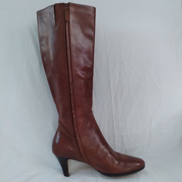 Cole Haan Brown Heeled Boots - Picture 8 of 12